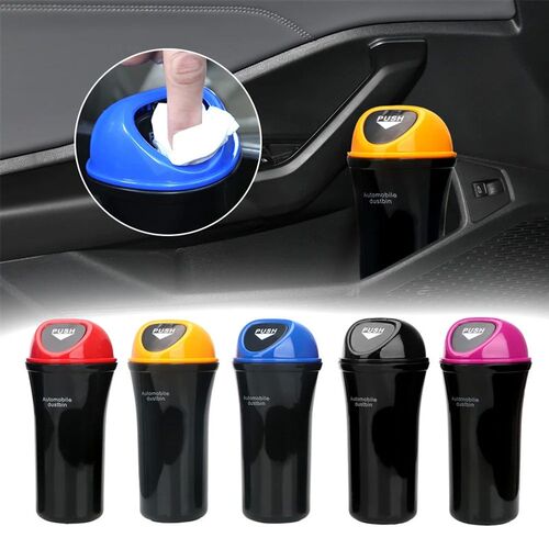 Auto Door Seat Back Visor Trash Bin Auto Organizer Storage B