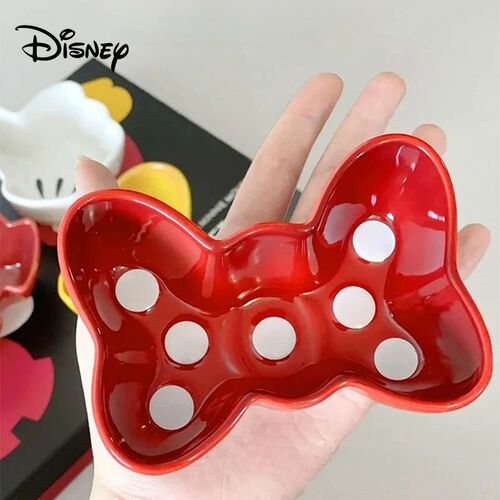 4pcs Mini Dinner Plates Set Tableware Cute Cartoon Ceramic C