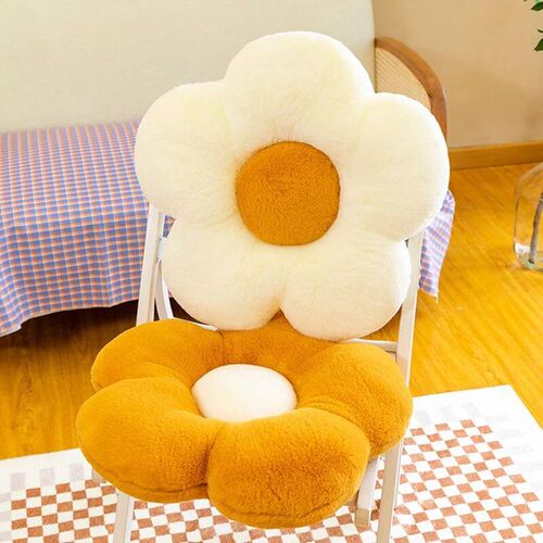 Flower Plush Throw Pillow Soft Plant Sunflower Chair Cushion