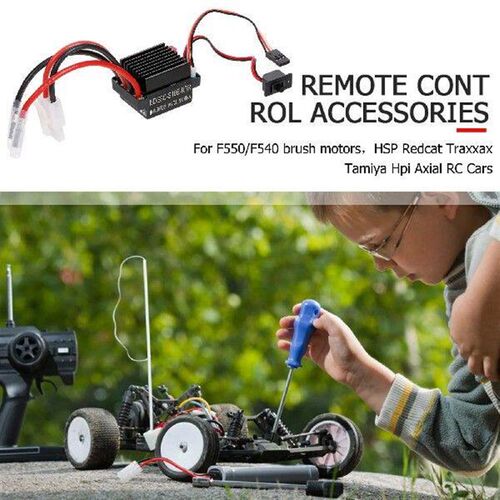 Universal Black Waterproof Electronic Motor for 1/10 RC