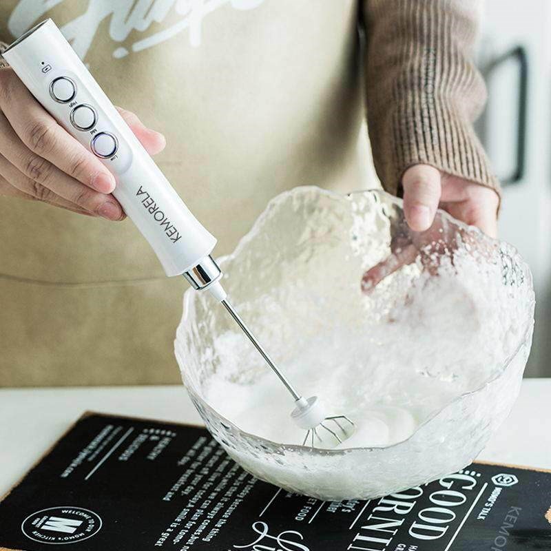 Electric Milk Frother Foam Maker Mixer Coffee Drink Frothing图片