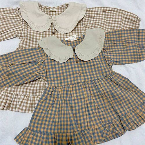 Spring Summer Girls Clothing Cute Children Dresses Kids Baby
