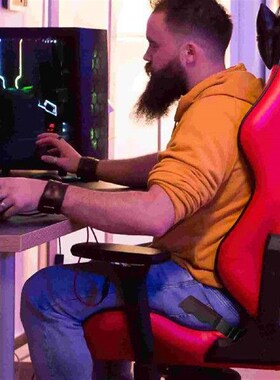 High Back Office Chair Seat Adjuster Angle for Gaming