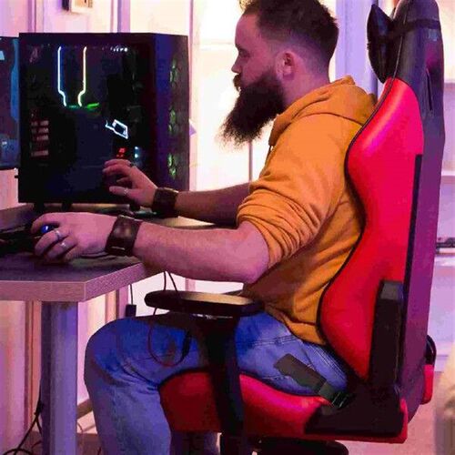 High Back Office Chair Seat Adjuster Angle for Gaming