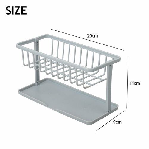 Sink Drain Rack Soap Sponge Toilet Holder Storage Organizer