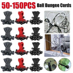 150Pcs Ball Bungee Cords with Elastic String Fixed Boat