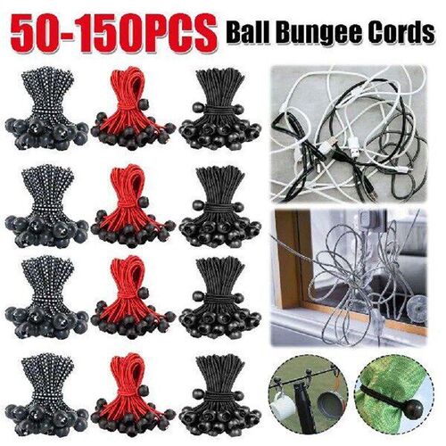 150Pcs Ball Bungee Cords with Elastic String Fixed Boat