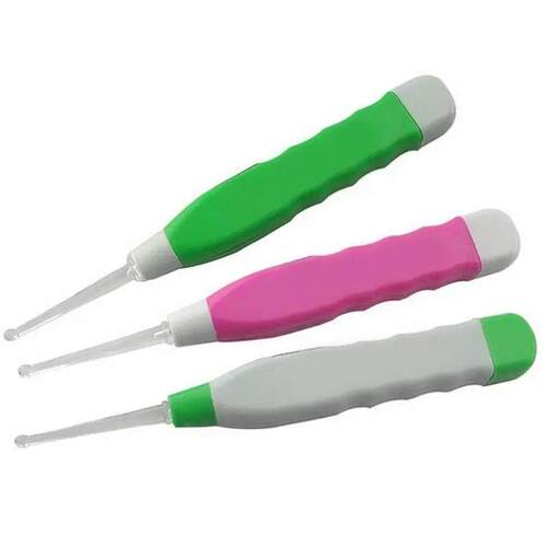Cartoon LED Light Ear Pick Cleaner Spoon Flashlight Earwax R