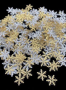 300pcs 2cm Christmas Snowflakes Confetti Artificial Snow Xma