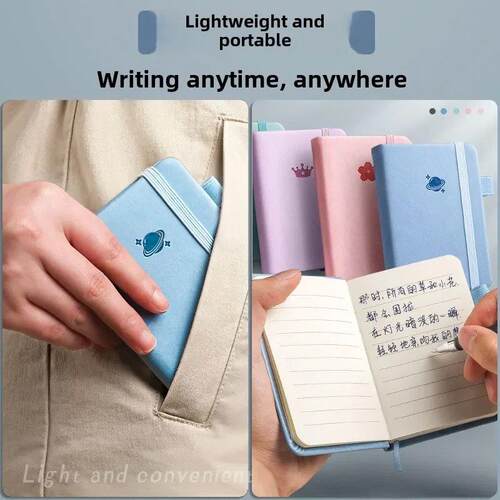 2pcA7 Mini Notebook journal agenda 2026 Diary note book Thic