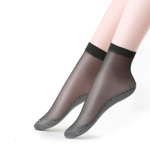 10 Pairs Lot New Velvet Silk Womens Socks Cotton Bottom Soft