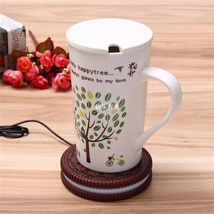 usb-powered uk mat cup warmer milk heater coffee mug drink c