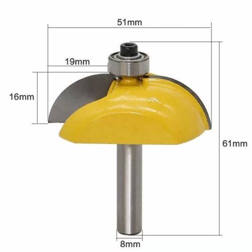 1PC 8mm Shank Classical Reversible Stile & Rail Router Bit M