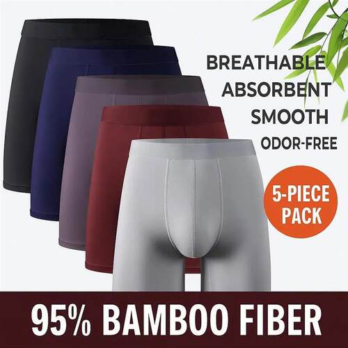 95% Bamboo Fiber 5% Spandex Multipack Mens X-length Long Le
