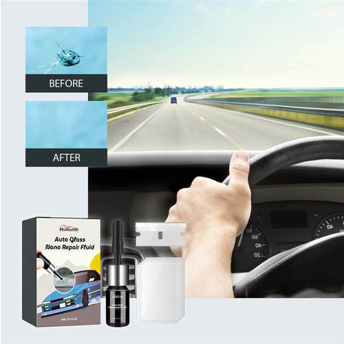 Homonth Nano Repair Liquid for Car Glass - Clear Vision Wind