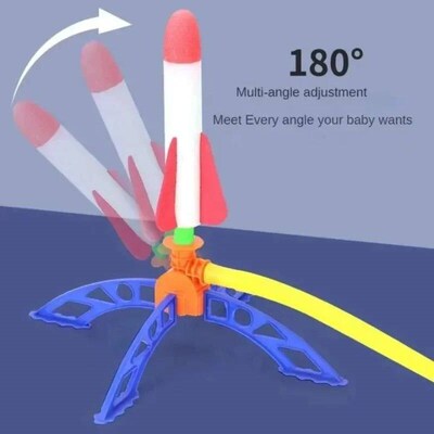 Kids Outdoor Rocket Foot Pump Outdoor Air Pressing Soaring R