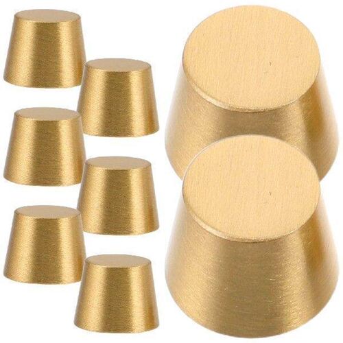 8pcs Brass Feet Pads for Tray Wood Board Riser Copper Foot