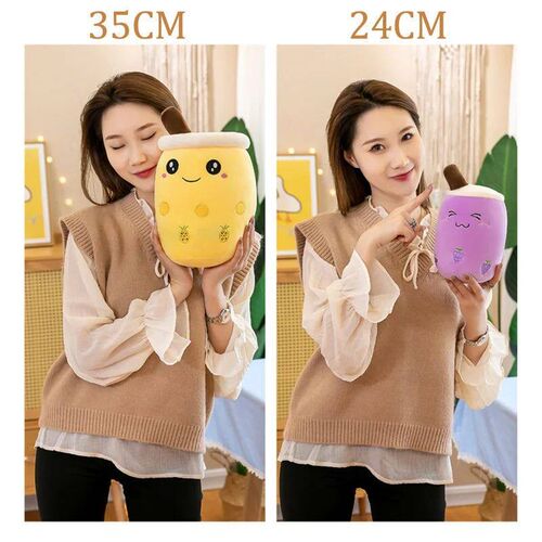 Cute Stuffed Boba Plush Bubble Tea Real-life Bubo Food Milk