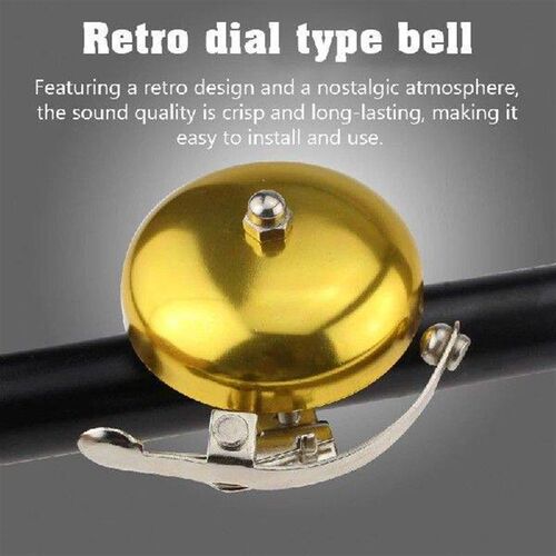 Bicycle Retro Bell Leisure Bicycle Dial Bell Aluminum