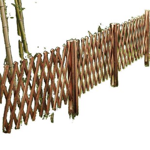 Garden Fence Anti-Corrosion Telescopic Wooden Fence Outdoor