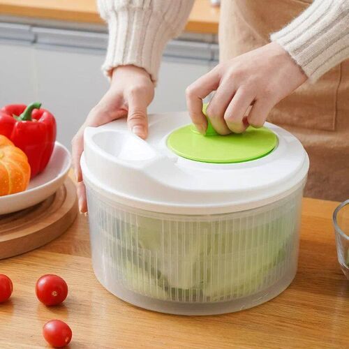 Salad Spinner Dryer Vegetable Fruit Food Dehydrator Quick Dr