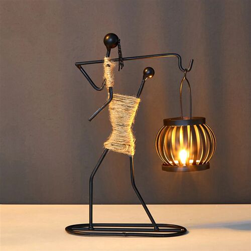 Metal Candle Holder Home Decor Accessories African Candlesti