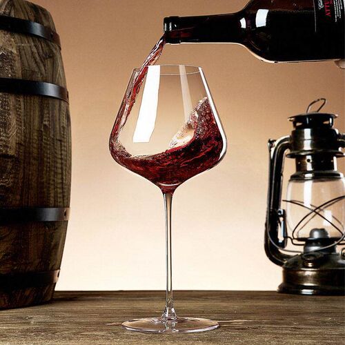 Red wine glass set, light luxury wake-up wine vessel