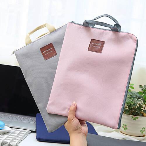 Large  A4 File Folder Document Bag Business Briefcase Paper