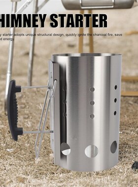 Chimney Starter Barrel Fire Starting Grill Rapidfire