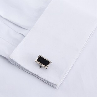 Mens Classic French Cuffs Solid Dress Shirt vered Placket F