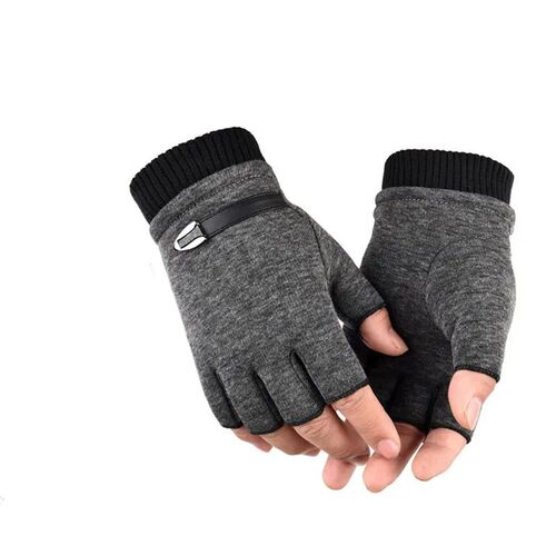 Army Military Tactical Half Finger Cycling Glove Winter Warm