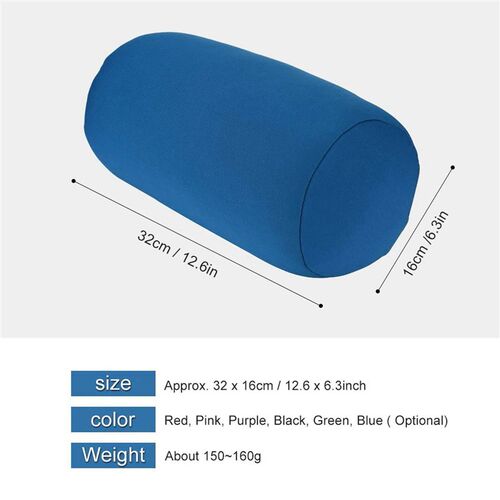 Solid Color Long Round Neck Pillow Washable Cylindrical Pill