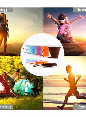 Silicone Foldable Cup Collapsible Telescopic Cute Water Bott