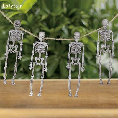 Lofytain 4 Pcs 17cm Simulation Humans Skeleton Ornament Hum
