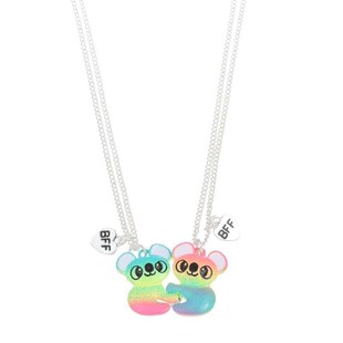 New Cute Colorful Rccoon Shpe Pendnt Chin Best Friends