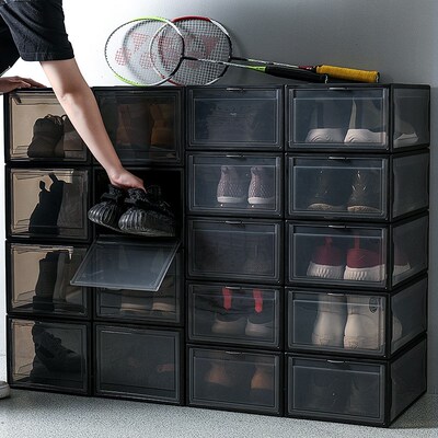 Shoe storage box basketball Shoe cabinet Shoes rack收纳鞋盒