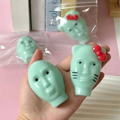 Pimple Popper Fidget Toy with Filler Tools Weird Alien Desig