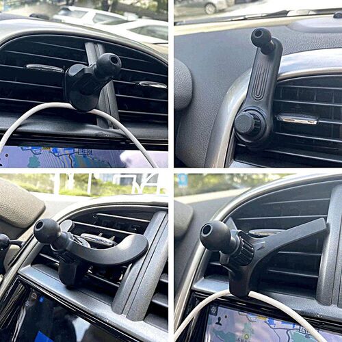 Universal Car Air Vent 17mm Ball Head Holder Clip for Magnet