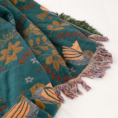 Japanese Throw Blanket Cotton Double Sided Sofa ver Nordic S