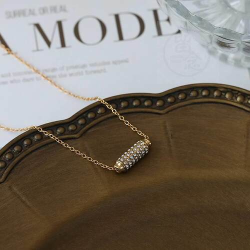 -ins diamond-encrusted small waist tide product clavicle cha