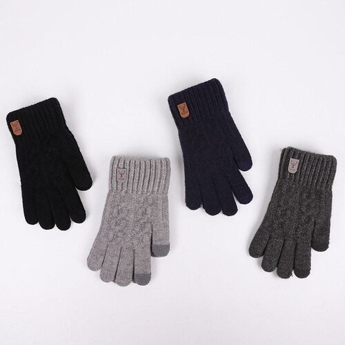 工厂好物2023 new mens warm gloves winter touch screen plus