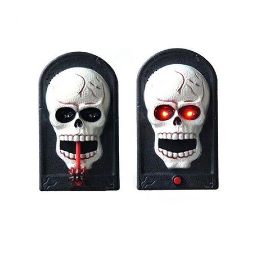 Spooky Skull Door Chime Spooky Halloween Skull Doorbell