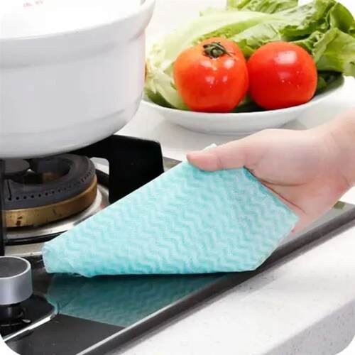 40 Sheet/Roll Reusable Disposable Oil-free Kitchen Cloth Rol