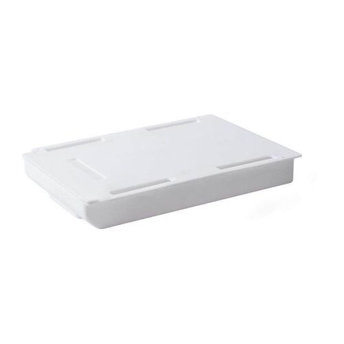 Under-desk hidden drawer-style storage box, invisible deskto