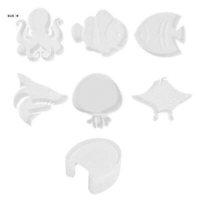 Ocean Creature Shaped Epoxy Resin Molds Silicone Material
