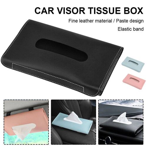 tissue boxes Car Tissue Box Towel Sets Car Sun Visor Holder