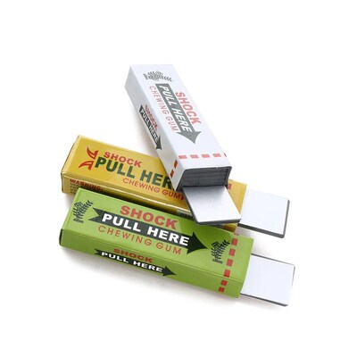 Electric Shock Joke Chewing Gum Pull Head Shocking Toy Gift