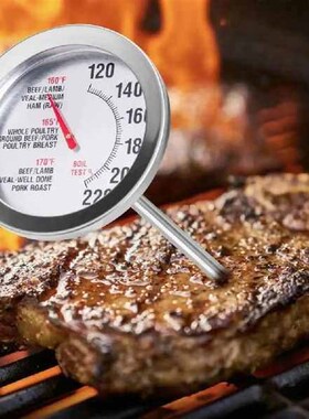 2019Stainless Steel Meat Thermometer 2.5-in Dial Instant Rea