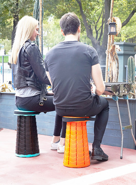 Portable Folding Telescopic Stool, Subway Queuing Chair and