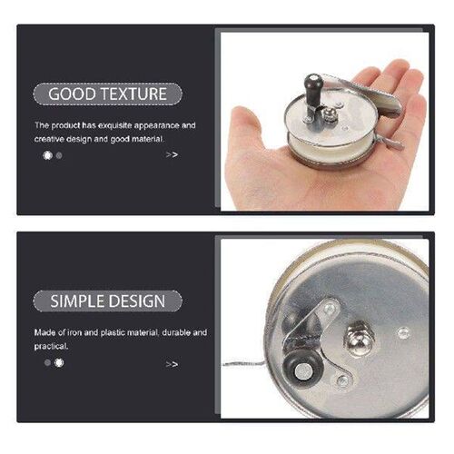 Fishing Pole Rod Front Rafting Wheel Reel Supplies
